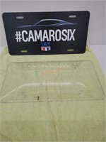 Camero Vanity plate and protective cover