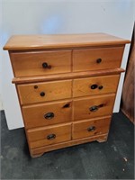 Vintage 4 Drawer Pine Chest of Drawers