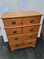 Vintage Pine 4 Drawer Chest of Drawers