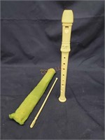 Aulos Empire Flute with Cleaning Rod & Sleeve