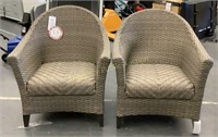 Allen + Roth 2 Stationary Patio Chairs $448 Retail