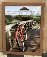 MCS Poster Frame 18” x 24” Brown Wood Frame