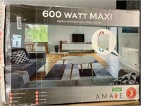 Amaze 600 Watt Maxi Wall Panel Heater 24” x 36” *
