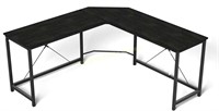 Coleshome L Shape Desk Black