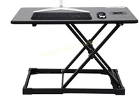 Agreatca Sit Stand Desk Converter Black 25.5” x 18