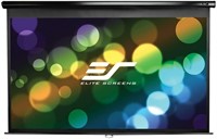Elite Screens Manual Series 92” Pull Down Screen