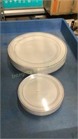 Disposable Tableware 120 Pcs Each Plate 10.5” & 6”