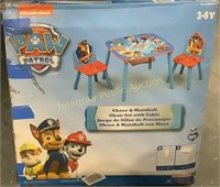 Paw Patrol Chase&Marshall Chair Set w/Table *