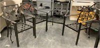 4 Metal Patio Chairs *