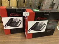 2 FRONTIER 2-LINE PHONES