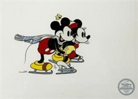 Walt Disney Serigraph, "On Ice".