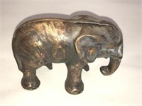 Vintage Cast Iron Elephant Bank