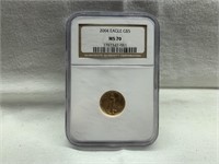2004 UNITED STATES $5 GOLD EAGLE MS70