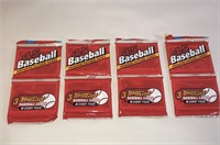 1993 Topps Baseball Card Pack LOT of 4