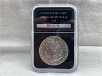 1889 GENUINE UNCIRCULATED US SILVER MORGAN DOLLAR