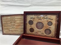 VINTAGE RARE COIN COLLECTION 5 COIN SET BARBER