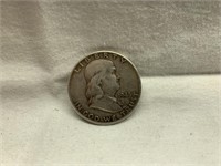 1948 UNITED STATES SILVER BEN FRANKLIN HALF $1