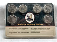 SUSAN B ANTHONY 6 COIN COMMEMORATIVE SET APOLLO 11