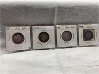 1895 / 1897 / 99 /99-S US SILVER BARBER QUARTERS