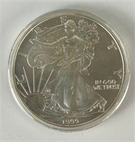 1999 American Eagle Silver Dollar .999 Fine Silver