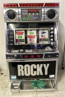 Rocky Slot Machine & Tokens