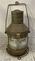 Antique Anchor Brass Ship Lantern