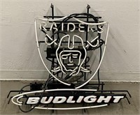 Raiders Bud Light Neon Sign