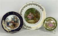 Limoges France Plates, Lot of 3