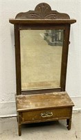 Antique Gentleman's Dresser Top Shaving Mirror