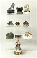 Selection of Hinged Lid Trinket Boxes