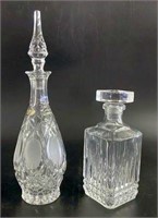 Crystal Decanters including Princess House