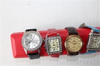 misc lot of 4 watches [not tested ]