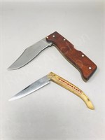 custom made folding knife & lock blade
