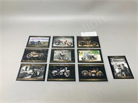 10 Harley Davidson collector cards