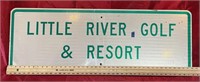 Little River Golf Sign