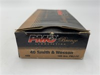 40 S&W 50 rds Smith and Wesson