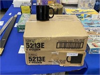 LIBBEY TWO DOZEN BLACK COFFEE MUGS