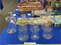 SIX ERLENMEYER FLASKS AND MORE