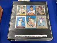 OVER 500 MLB BALTIMORE ORIOLES SPORT CARDS