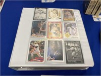 OVER 600 MLB BOSTON RED SOX SPORT CARDS IN ALBUM