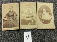 V- 3 cabinet card photos