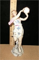 Volkstedt porcelain figure w/tambourine