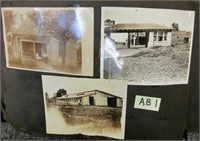 AB1- vintage photo album with Haskell oil co.