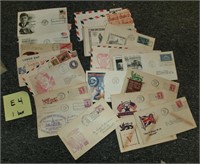 E4- US & Canada decorated envelopes, special p