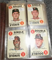 26 Topps 1968 baseball game cards in card album