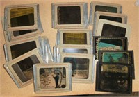 24 Victor Featherweight glass slides including
