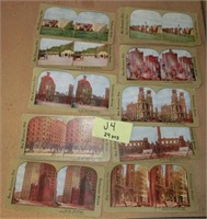 J4- 24 Steroscopic cards including San Francisco