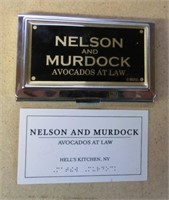 Nelson and Murdock Avocados at law Marvel card