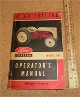 Operators Manual Ford mod.8N tractor w/inset