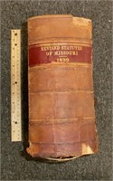 Revised Statutes of Missouri 1899 large leather
